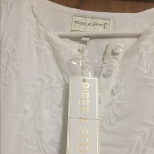 PIPER & SCOOT: THE ELLIE DRESS IN WHITE